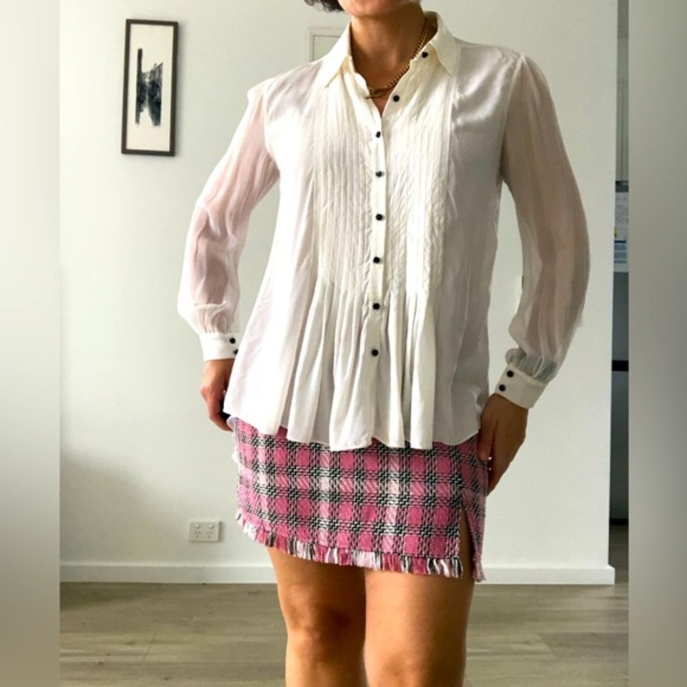 O. P White Blouse